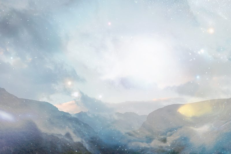 Heaven | Fable of the forest #22 | images by Mayke Swemle and ESA and Wolfram Freudling (Space Telescope-European Coordinating Facility/European Southern Observatory, Germany)